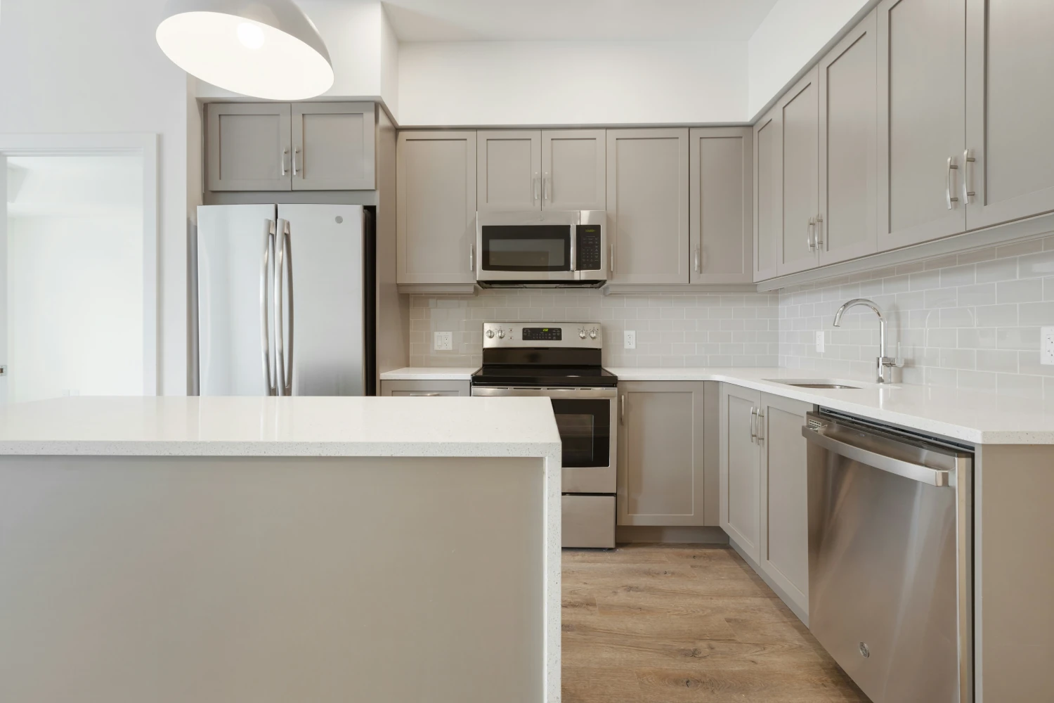 3D interior visualisation of a kitchen and scullery
